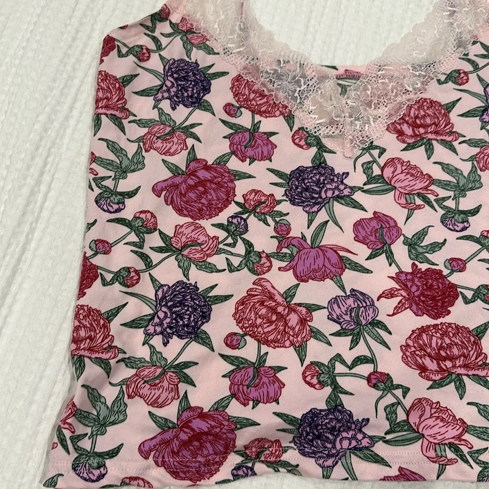 Thalia Sodi matching pink and purple peony set NWOT